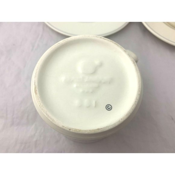 Pfaltzgraff Trousseau - Pair of Cups & Saucers - 3.25" Tall - Made in USA - Picture 6 of 8